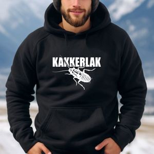 Hoodie Kakkerlak maat S- kleur zwart- uniseks model- warme hoodie met trekkoord en steekzakken- La Miranda