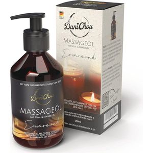 Verwarmende Massageolie met Kamfer & Amandelolie - 250ml Natuurlijke Ontspanning