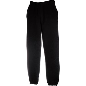 Fruit of the Loom - Premium Elastische Joggingbroek- Zwart - S