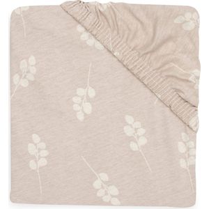 Jollein - Hoeslaken Jersey 60x120cm - Wieg, Ledikant, Babybed - Twig - Wild Rose