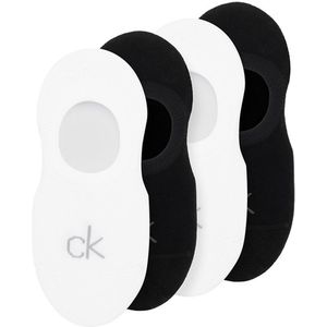 Calvin Klein - Footies - Zwart en Wit - 4-pack - Dames