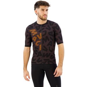 Mavic Aksium Graphic Korte Mouw Wielertrui Zwart M Man