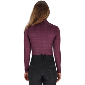 Qhp Sportshirt Zahra Wine Red - 44 | Winterkleding ruiter
