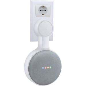 Google Home Mini Houder voor in Stopcontact -  Google Home Mini Wandhouder - Wit