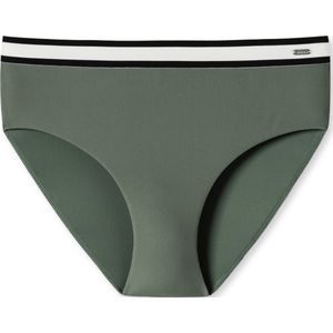 Schiesser - Midislip - Dames - Bikinibroekje - Zwart-wit gestreept