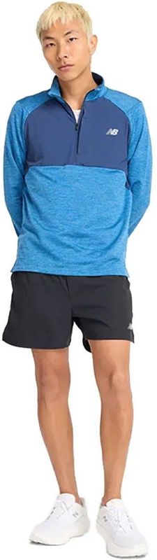 NB - Halve Rits Skipully - Zwart - Thermische Stof - DWR Behandeling