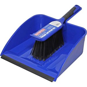 Grote Stoffer en Blik Set - Blauw