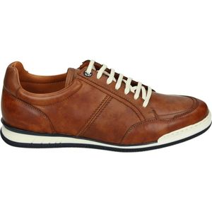 Van Lier 2418110 - Lage sneakersHeren sneakersVrije tijdsschoenen - Kleur: Cognac - Maat: 43