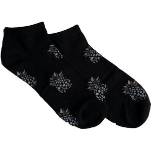 Hipperboo® 8 Paar Bamboe Sokken | Maat 41-46 | Heren Sneakersokken | Enkelsokken | Zwart | Bamboe Kousen