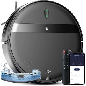 Smart Robotstofzuiger met Dweilfunctie - Met Laadstation – perfect voor huisdieren - Alexa - Google – Dweilrobot - Afstandsbediening en App - Huisdieren vriendelijk - BR iTech Business