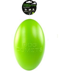 Dog Comets Pan-Stars - 30 cm - Hondenspeelgoed - Hondenbal - Geschikt voor grote honden - Drijvend - Groen - L