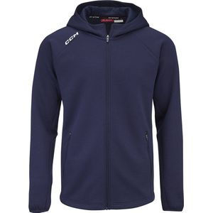 CCM - Premium Tech - Sportvest met rits en capuchon - Kinderen - Blauw - XL