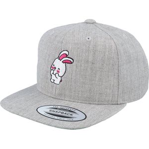 Hatstore- Kids Little Baby Bunny Grey Snapback - Kiddo Cap Cap