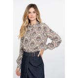 Geisha - Blouse lange mouw - Blauw - 53637-20