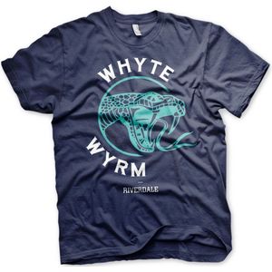 Riverdale Whyte Wyrm T-Shirt Navy-S