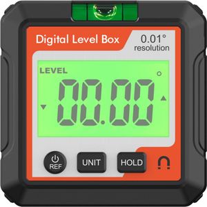 Digitale hoekzoeker- elektronisch waterpasinstrument met LCD-waterpas- magnetische basis voor houtbewerkingsmachines en bouwmachines