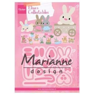 Marianne Design Collectables Snij en Embosstencil - Eline's Baby Konijn