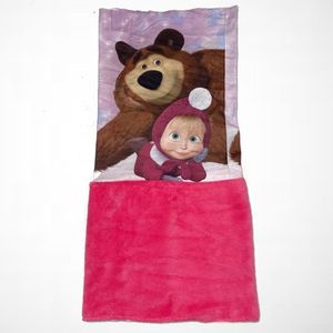 Masha en de Beer sjaal roze