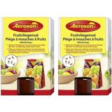 2x Aeroxon Fruitvliegenval 40 ml - Fruitvliegjes Vangers - Insectenbestrijding