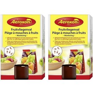 2x Aeroxon fruitvliegenval 40 ml - Fruitvliegjes vangers - Insectenbestrijding