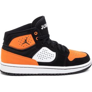 Nike Jordan Access - Maat 38.5 - Kinder Sneakers - Wit/Zwart/Oranje