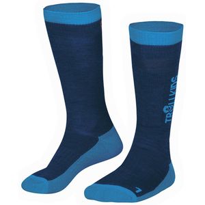 Trollkids Ski Half Lange Sokken Blauw EU 35-38 Jongens,Meisjes