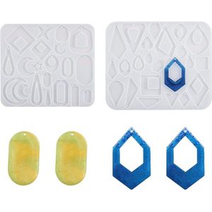 Provento - Siliconen mallen voor maan en ster - Epoxy hars - Sieraden maken
