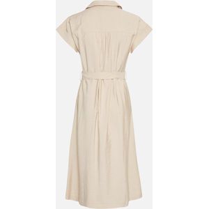 MSCH Copenhagen Mschginara Benina Ss Dress Dames - Jurk - Gebroken wit - Maat S