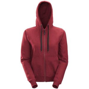 Snickers 2806 Dames Zip Hoodie - Chili Rood - S
