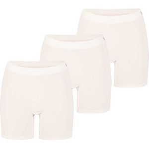 Apollo - Bamboe Short Naadloos - Wit - 3-Pak - Maat S - Boxershorts dames - Dames ondergoed - Naadloos - Bamboe - Bamboe ondergoed dames