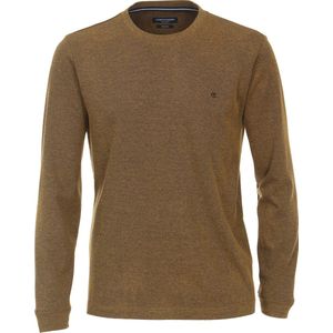 CASA MODA comfort fit T-shirt lange mouw - geel dessin