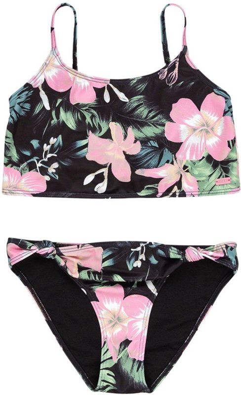 ROXY - Shadow Floral - Zwemset - Meisjes - Zachte Gerecyclede Stof