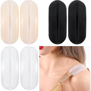 6x siliconen behabandkussen - geen deuken - antislip schoudervullingen - beha-band gelpads - gel pads - comfortabel en zacht - schoudervullingen voor kleding - schoudervullingen dames