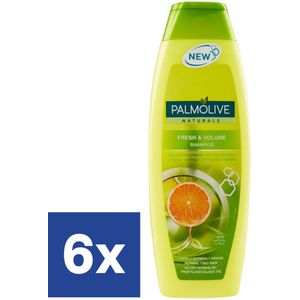 Palmolive Naturals Fresh & Volume Shampoo - 6 x 350 ml