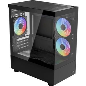 AEROCOOL - Viewport Mini-G V1 - Mini-Tower PC-behuizing - Zwart
