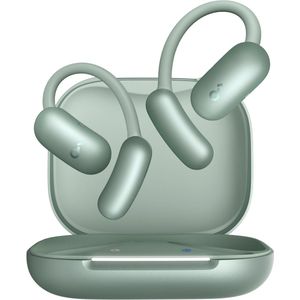soundcore AeroFit 2 AI Assistant open-oor-koptelefoon van Anker, zit lekker zonder druk, 2x rijkere bas, oordopjes met realtime vertaling, hoge resolutie, 35 uur speeltijd, IP55
