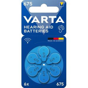 Varta Hearing Aid Batteries 675 Bli 6 ZA675 Knoopcel Zink-lucht 1.4 V 6 stuk(s)
