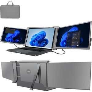 Triple - Portable Monitor Expert - 14 inch - MultiCable - Extra Scherm Laptop - Plug & Play