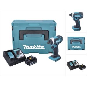 Makita DTD 152 RM1J 18V Li-Ion accu slagmoersleutel in Makpac met 1x 4.0 Ah accu en 1x snellader