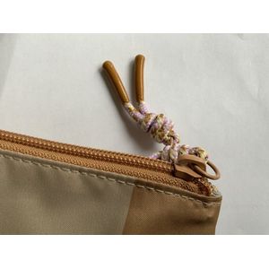 Verschoon-organizer Beige/ camel gestreept