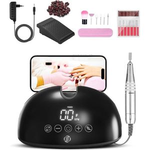 Equivera Elektrische Nagelvijl - Nagelfrees - Electric Nail File - Manicureset - Manicure. Pedicure - Nagelvijl - Nagelboor - Kerstcadeau - Sinterklaas - Sinterklaas Cadeau - Cadeau Voor Vrouw - Cadeau Voor Man - Cadeau