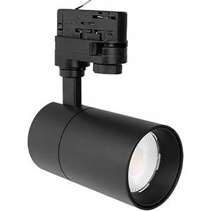 LED Railspot - Track Spot - Exotro Refin - 3-Fase - 20W 1600lm 36D - 840 Natuurlijk Wit 4000K - Mat Zwart
