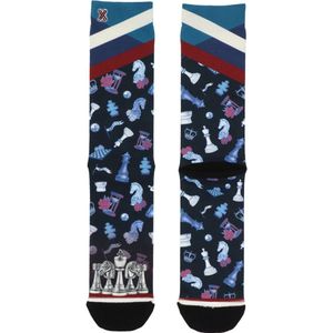 XPOOOS - Chess Heren Sokken - 1-Pack - Maat 39-42