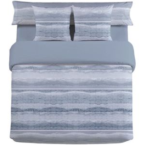 Pierre Cardin - NINA - Dekbedovertrek Set - Blauw - Bed van 180 - 4 Onderdelen