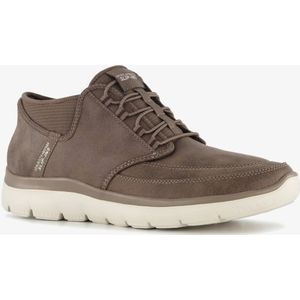 Skechers - Slip-ins: Summits Siegul - Leren Sneakers - Bruin - Extra Comfort - Memory Foam