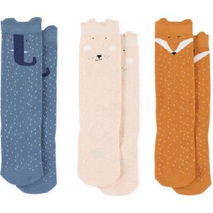 Trixie Knee high socks set van 6 paar - Konijn/Vos/Olifant