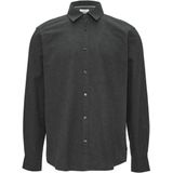 Overhemd - Flanel - Mélange - Lange Mouw - Regular Fit