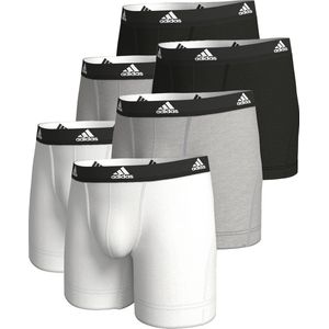 6 PACK Adidas Basic Boxershort Heren Herenonderbroek Shorts Ondergoed