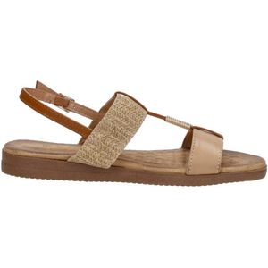 Sub55 - Sandalen Plat - Beige - Espadrilles