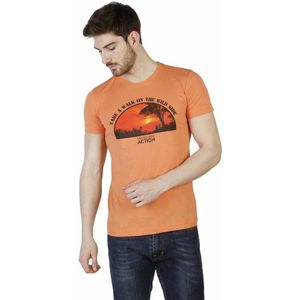 Heren T-shirt van Trussardi - orange